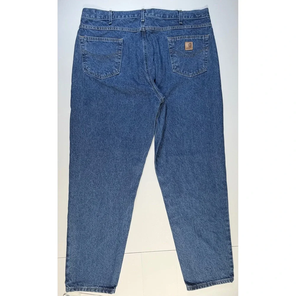Carhartt B17 DST Jeans Mens 42x34 Relaxed Fit Tapered Dark Stone Workwear